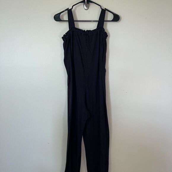 bloch dance ladies warm up jumpsuit black 100% cotton womens size small - Picture 6 of 6